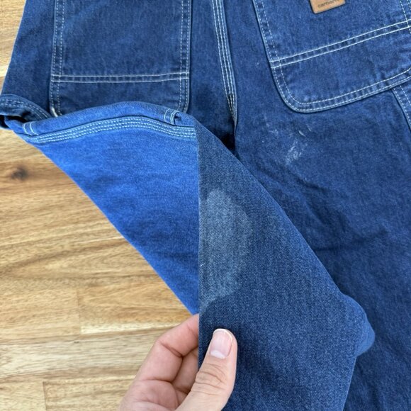 NWT Carhartt Men 29X32 Y2K Distressed Dungaree Carpenter Grunge STAINS!! - Picture 14 of 16